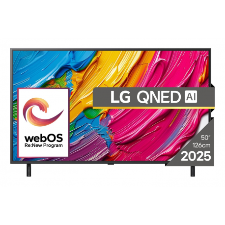 LG 43QNED80A3A - 43" Diagonal Class QNED80 Series LED-backlit LCD TV - QNED AI - Smart TV - webOS - 4K UHD (2160p) 3840 x 2160 - HDR - Edge LED - 0