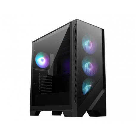 MSI MAG FORGE 321R AIRFLOW - Mid tower - ATX - windowed side panel (tempered glass) - no power supply (ATX) - USB / Audio - 0