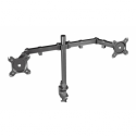 Trust GXT 1120 Mara - Mounting kit (desk stand, clamp base) - for 2 LCD displays (adjustable dual arms) - screen size: up to 32" - desktop
