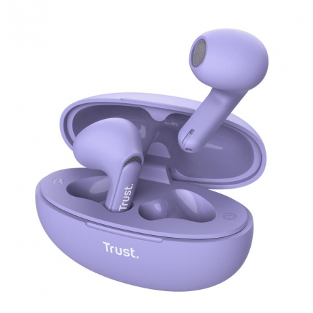 Trust Yavi - True wireless earphones with mic - in-ear - Bluetooth - purple - 0