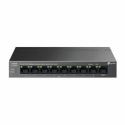 TP-Link LiteWave LS109P V1 - Switch - 8 x 10 / 100 (PoE+) + 1 x 10 / 100 - desktop, wall-mountable - PoE+ (63 W)