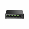 TP-Link LiteWave LS105GP V1 - Switch - 4 x 10 / 100 / 1000 (PoE+) + 1 x 10 / 100 / 1000 - desktop, wall-mountable - PoE+ (65 W)