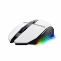 Trust GXT 110 FELOX - Mouse - illuminated, gaming - 6 buttons - wireless - white