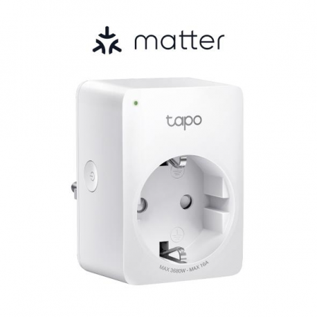Tapo P110M V1 - Smart plug - wireless - 802.11b / g / n, Bluetooth - 2.4 Ghz - 0