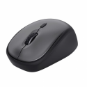 Trust Yvi Plus - Mouse - silent - right-handed - optical - 4 buttons - wireless - 2.4 GHz - USB wireless receiver - black