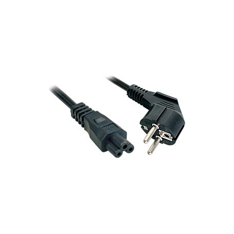 Lindy - Power cable - IEC 60320 C5 to CEE 7 / 7 (M) - 2 m - molded - black - 0