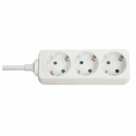 LINDY - Power strip - AC 250 V - 3500 Watt - output connectors: 3 - 1.4 m - white