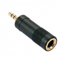 Lindy - Audio adaptor - stereo jack female to stereo mini jack male