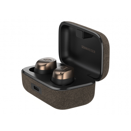 Sennheiser MOMENTUM True Wireless 4 - True wireless earphones with mic - in-ear - Bluetooth - active noise cancelling - black copper - 0