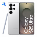 Samsung Galaxy S25 Ultra - 5G smartphone - dual-SIM - RAM 12 GB / Internal Memory 512 GB - OLED display - 6.9" - 3120 x 1440 pixels (120 Hz) - 4x rear cameras 200 MP, 50 MP, 50 MP, 10 MP - front camera 12 MP - titanium whitesilver