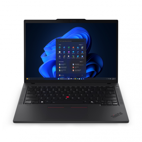 Lenovo ThinkPad T14 Gen 6 21QD - AI PC - 180-degree hinge design - Intel Core Ultra 5 - 235U / up to 4.9 GHz - Win 11 Pro - Intel Graphics - 16 GB RAM - 512 GB SSD TCG Opal Encryption - 14" IPS touchscreen 1920 x 1200 - Gigabit Ethernet - Wi-Fi 6E, Bluetooth - black - kbd: US - 0