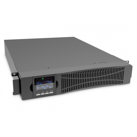 DIGITUS DN-170093 - UPS (rack-mountable / external) - online - AC 208 / 220 / 230 / 240 V - 1000 Watt - 1000 VA - 1-phase - 2 x battery - 9 Ah - 9 Ah - RS-232, USB - output connectors: 8 - 2U - 19" - 1
