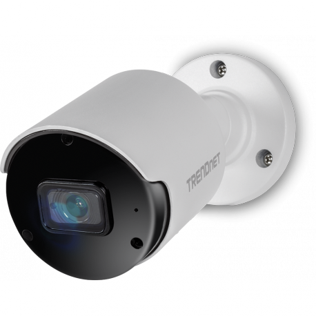 TRENDnet TV-IP1514PI - Network surveillance camera - bullet - outdoor, indoor - weatherproof - colour (Day&Night) - 5 MP - 2592 x 1920 - fixed focal - audio - LAN 10 / 100 - MJPEG, H.264, H.265 - DC 12 V / PoE - TAA Compliant - 3