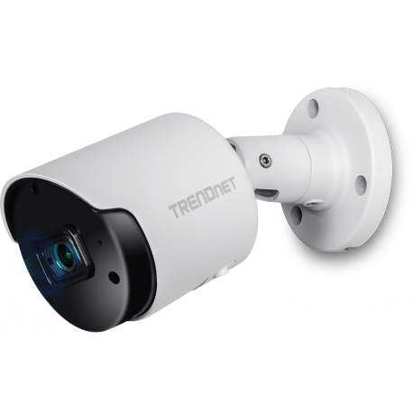 TRENDnet TV-IP1514PI - Network surveillance camera - bullet - outdoor, indoor - weatherproof - colour (Day&Night) - 5 MP - 2592 x 1920 - fixed focal - audio - LAN 10 / 100 - MJPEG, H.264, H.265 - DC 12 V / PoE - TAA Compliant - 5
