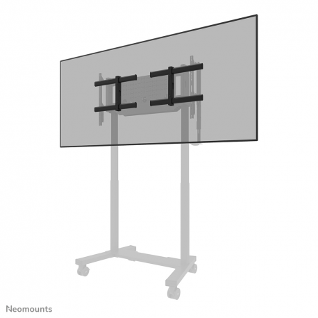 Neomounts - Mounting kit (VESA extension kit) - for flat panel - steel - black - display cart - 1