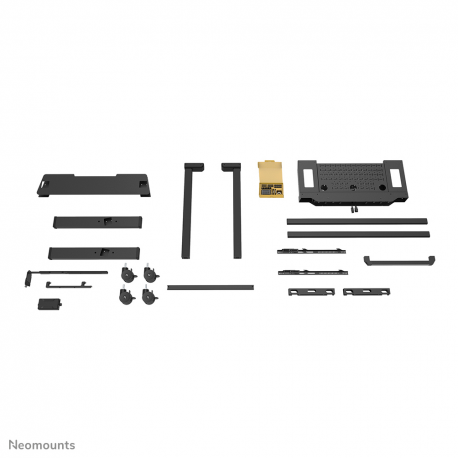 NEOMOUNTS MOVE LIFT XL MOTORISED MOBILE STAND INCL. STORAGE BOX, 10 CM. WHEELS FLOOR - VESA MAX 1200X600 - 12