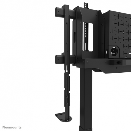 NEOMOUNTS MOVE LIFT XL MOTORISED MOBILE STAND INCL. STORAGE BOX, 10 CM. WHEELS FLOOR - VESA MAX 1200X600 - 14