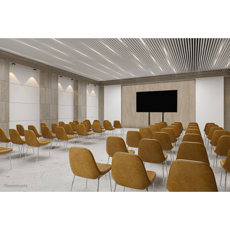 NEOMOUNTS MOVE LIFT XL MOTORISED MOBILE STAND INCL. STORAGE BOX, 10 CM. WHEELS FLOOR - VESA MAX 1200X600 - 17