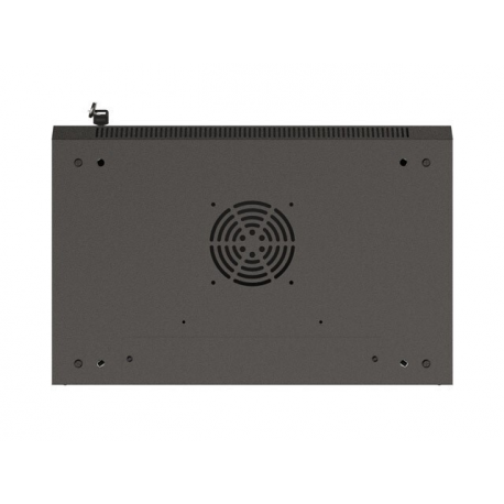 LANBERG rack cabinet 19inch 4u/540x350 wall-mount flat pack with glass door black - 10