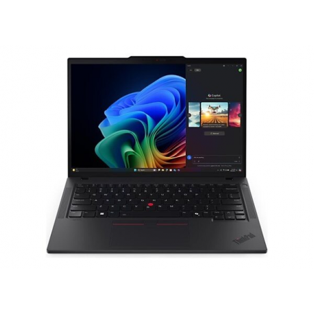 Lenovo ThinkPad T14 Gen 6 21QG - 180-degree hinge design - Intel Core Ultra 5 - 228V  /  up to 4.5 GHz - Win 11 Pro - Arc Graphics 130V - 32 GB RAM - 512 GB SSD TCG Opal Encryption 2, NVMe - 14" IPS touchscreen ThinkPad Privacy Guard 1920 x 1200 - Wi-Fi 7, Bluetooth - 5G upgradable - black - kbd: Nordic (Danish / Finnish / Norwegian / Swedish) - with 3 Years Lenovo Premier Support, CO2 Offset 0.5 ton (2nd Gen) - 0