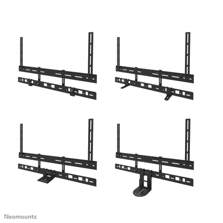 Neomounts AV30-500BL - Mounting kit (mount bracket) - for video bar - universal - black - screen size: 43"-110" - VESA-mountable - 11