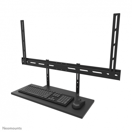 Neomounts AV40-500BL - Mounting kit (mount bracket, keyboard shelf) - for keyboard / mouse - universal - black - screen size: 43"-110" - VESA-mountable - 4