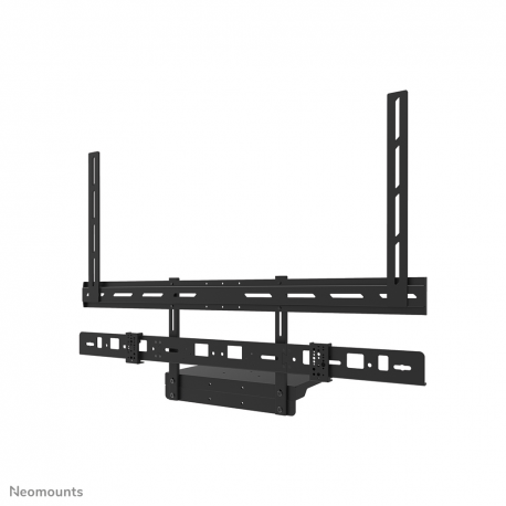 Neomounts AV60-500BL - Mounting kit (mount bracket, laptop shelf) - for video bar / laptop - universal - black - screen size: 43"-110" - VESA-mountable - 3