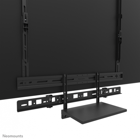 Neomounts AV60-500BL - Mounting kit (mount bracket, laptop shelf) - for video bar / laptop - universal - black - screen size: 43"-110" - VESA-mountable - 7