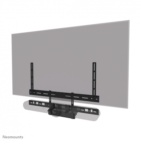 Neomounts AV60-500BL - Mounting kit (mount bracket, laptop shelf) - for video bar / laptop - universal - black - screen size: 43"-110" - VESA-mountable - 13