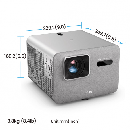 BenQ TK705i - DLP projector - LED - 3000 ANSI lumens - 3840 x 2160 - 16:9 - 4K - standard lens - 802.11a / b / g / n / ac / ax wireless  /  Bluetooth 5.2 - 2