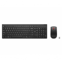 Lenovo Essential Wireless Combo Gen 2 - Keyboard and mouse set - wireless - 2.4 GHz - QWERTY - US / Europe - black - brown box