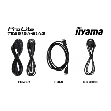 iiyama ProLite TE6515A-B1AG - 65" Diagonal Class (64.5" viewable) LED-backlit LCD display - interactive digital signage - with touchscreen (multi touch) / 8-microphone array / optional slot-in PC capability - 4K UHD (2160p) 3840 x 2160 - black (bezel), matte finish - 19