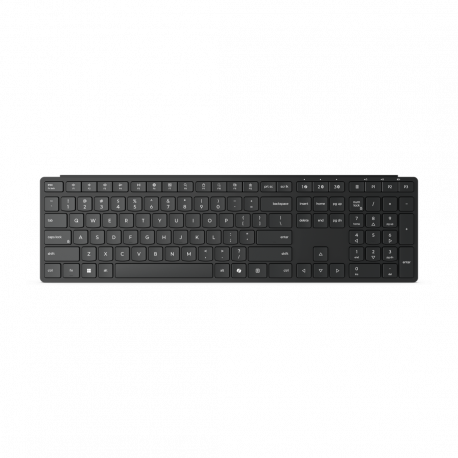 Lenovo Pro 6000 - Keyboard - multi-mode - wireless - 2.4 GHz, Bluetooth 5.3 - US with Euro symbol - eclipse black - brown box - 0