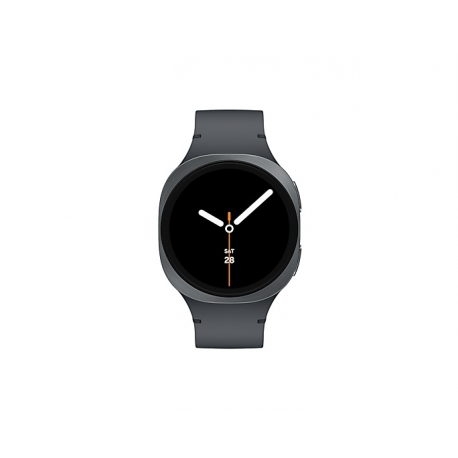 Samsung Galaxy Watch8 - 40 mm - graphite - smart watch with sport band - rubber - graphite - band size: S/M - display 1.34" - 32 GB - NFC, Bluetooth, Wi-Fi - 30 g - 1