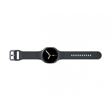 Samsung Galaxy Watch8 - 40 mm - graphite - smart watch with sport band - rubber - graphite - band size: S/M - display 1.34" - 32 GB - NFC, Bluetooth, Wi-Fi - 30 g - 4