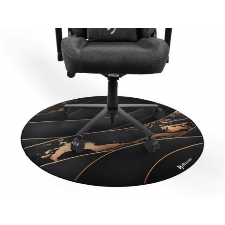 Arozzi ZONA Round Floor Pad - Black/Gold - 0