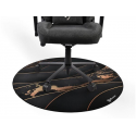Arozzi ZONA Round Floor Pad - Black/Gold