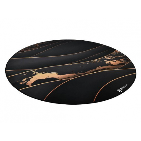 Arozzi ZONA Round Floor Pad - Black/Gold - 1