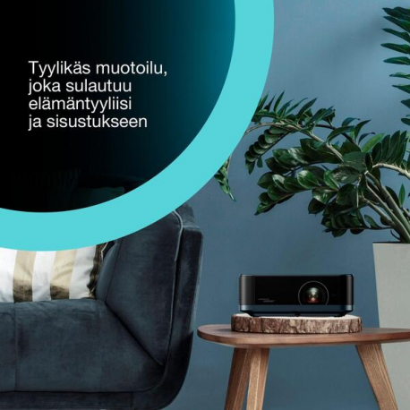 Epson EF-62N - 3LCD projector - portable - 700 lumens - 700 lumens (colour) - 16:9 - 802.11a/b/g/n wireless / LAN - metallic blue - 3