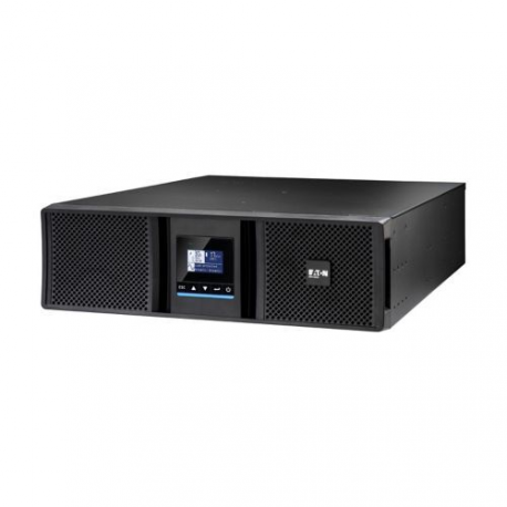Eaton 9SX Gen2 9SX6KIRT3UG2 - UPS (rack-mountable) - AC 200 / 208 / 220 / 230 / 240 / 250 V - 6000 Watt - 6000 VA - 1-phase - 5 Ah - RS-232, USB - output connectors: 12 - PFC - 3U - 19" - black - 0