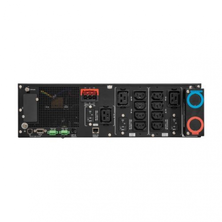 Eaton 9SX Gen2 9SX6KIRT3UG2 - UPS (rack-mountable) - AC 200 / 208 / 220 / 230 / 240 / 250 V - 6000 Watt - 6000 VA - 1-phase - 5 Ah - RS-232, USB - output connectors: 12 - PFC - 3U - 19" - black - 1