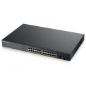 Teltonika SWM280 - Switch - L2+ - Managed - 12 x 10/100/1000 (PoE+) + 12 x 10/100/1000 + 4 x SFP - rack-mountable - PoE+ (300 W) - with 2 years of RMS Management