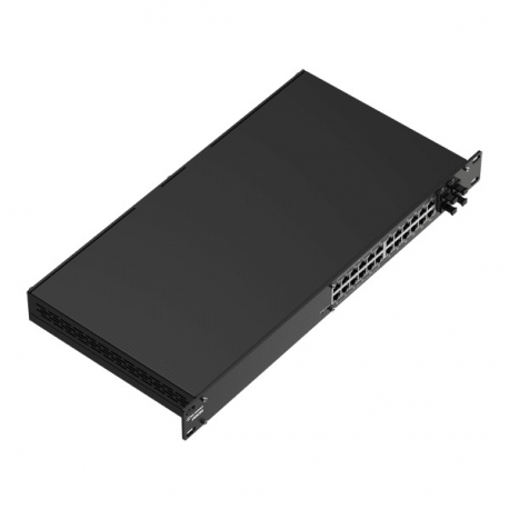 Teltonika SWM280 - Switch - L2+ - Managed - 12 x 10/100/1000 (PoE+) + 12 x 10/100/1000 + 4 x SFP - rack-mountable - PoE+ (300 W) - with 2 years of RMS Management - 1