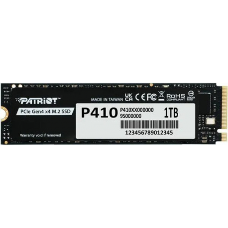 PATRIOT P410 1TB PCIe Gen 4 x4 M.2 SSD - 0