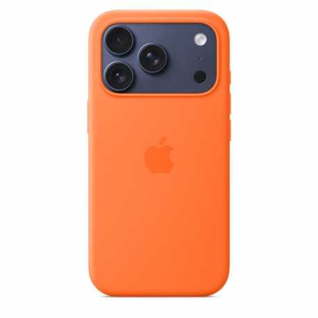 Apple - Back cover for mobile phone - MagSafe compatibility - silicone - orange - for iPhone 17 Pro - 2