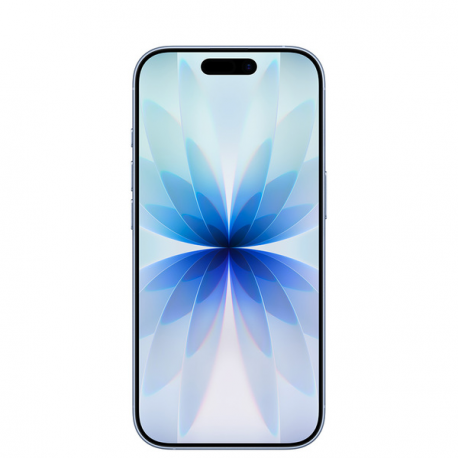 Apple iPhone 17 - 5G smartphone - dual-SIM  /  Internal Memory 256 GB - OLED display - 6.3" - 2622 x 1206 pixels (120 Hz) - 2x rear cameras 48 MP, 48 MP - front camera 18 Megapixel - mist blue - 1