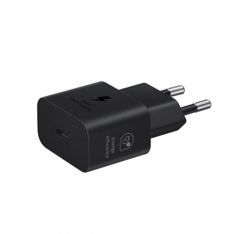 Samsung EP-T2510 - Power adapter - 25 Watt - 3 A - SFC, PD 3.0 (24 pin USB-C) - black - 1
