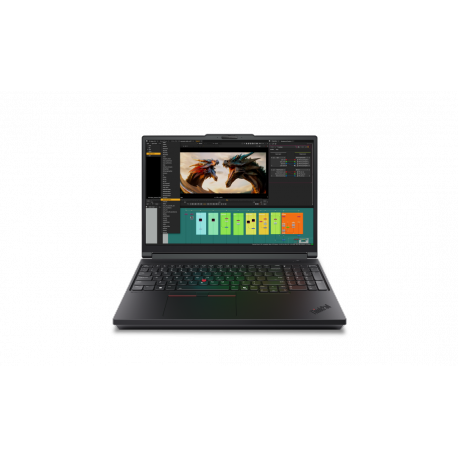 Lenovo ThinkPad P16 Gen 3 21RQ - Intel Core Ultra 7 - 255HX  /  up to 5.2 GHz - Win 11 Pro - RTX PRO 3000 Blackwell - 64 GB RAM - 1 TB SSD TCG Opal Encryption 2, NVMe, Performance - 16" IPS 1920 x 1200 - 2.5 Gigabit Ethernet - Wi-Fi 7, Bluetooth - black - kbd: Nordic - with 3 Years Lenovo Premier Support, CO2 Offset 0.5 ton (2nd Gen) - 22