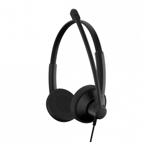 EPOS IMPACT 100 Series - Headset - on-ear - wired - USB-A, USB-C - black - Certified for Microsoft Teams - 8