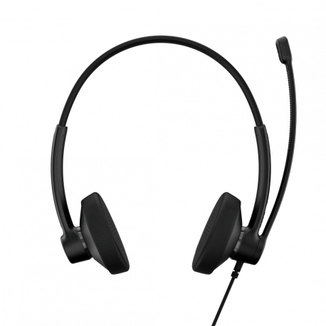 EPOS IMPACT 100 Series - Headset - on-ear - wired - USB-A, USB-C - black - Certified for Microsoft Teams - 12